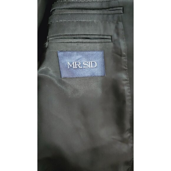 Ermenegildo Zegna MR. SID All Season Twill black wool blazer size EU54R US44R - Picture 8 of 9